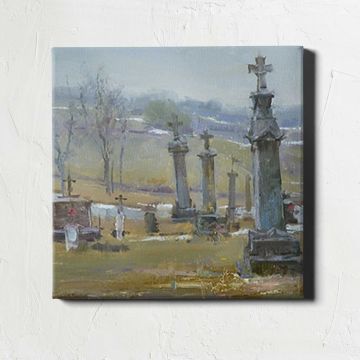 Cemetery Landscape by Daniel Gerhartz — room mockup view 5