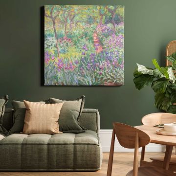 Claude Monet The Artist’s Garden in Giverny (1900) — room mockup view 15