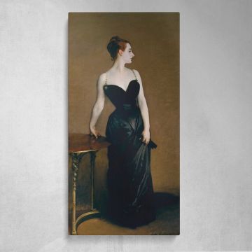 Madame X Madame Pierre Gautreau ca 1883 1884 by John Singer Sargent Canvas Wall Art Print