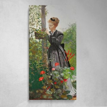 Summer 1874 by Winslow Homer Canvas Wall Art Print