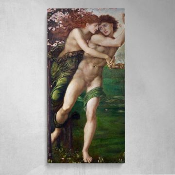 Phyllis and Demophoon 1870 by Edward Burne Jones Canvas Wall Art Print