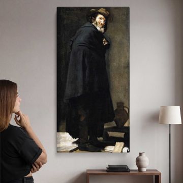 Menippus by Diego Velazquez canvas wall art mockup 02