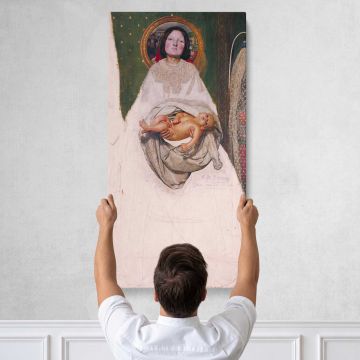 Portrait of Mrs Robert Harrison by John Singer Sargent Canvas Wall Art Print