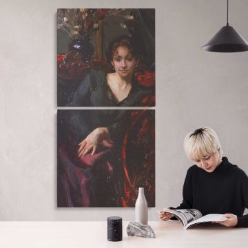 Scarlet by Daniel Gerhartz canvas wall art mockup 04