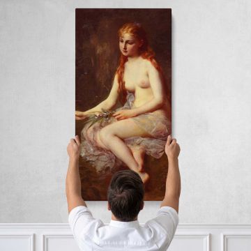 Innocence by Adolphe Jourdan Canvas Wall Art Print