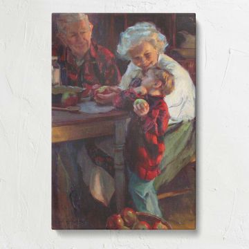 Grandma's Smile by Daniel Gerhartz canvas print, front view