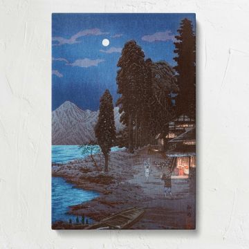 Lake Chuzenji by Moonlight by Hiroaki Takahashi canvas print, front view