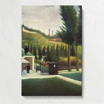 Toll Gate The Customs Post by Henri Rousseau canvas print, front view