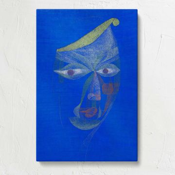 Portrait of an Oriental by Paul Klee canvas print, front view