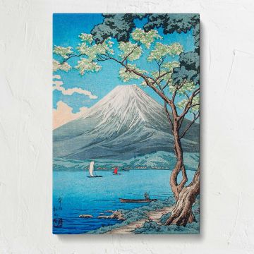 Mount Fuji from Lake Yamanaka by Hiroaki Takahashi canvas print, front view