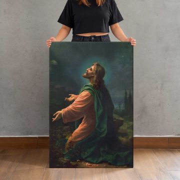 Christ on the Mount of Olives Canvas Print