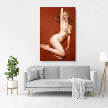 Marilyn Monroe Naked Model Canvas American Model Wall Artwork Hangings
