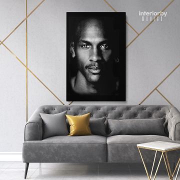 Michael Jordan Basketball Canvas with Frame or Rolled Canvas Kids room Gaming Zone Home Decor