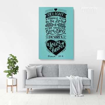 Bible Verse Canvas Office Wall Art Decals Quote Holy Bible Print Wall Hangings Christmas Gifts