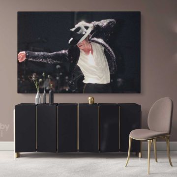 Michael Jackson King of Pop Wall Art Canvas Personalised Poster Framed Canvas