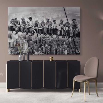 Lunch Atop a Skyscraper Canvas Wall Art