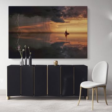 Boat Scenery wall art Posters on Canvas Wall Art