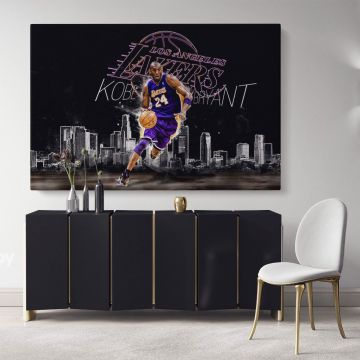 Basketball Player Kobe Bryant Canvas Wall Art