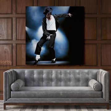 Michael Jackson King of Pop Quote Canvas Mj Dance Moves Canvas Wall Art