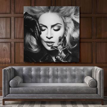 Modanna 80s Sexy Print Poster in Canvas, Rolled Canvas