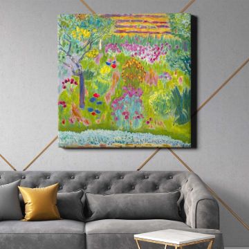 Garden (1935) painting in high resolution by Pierre Bonnard — alternate room view
