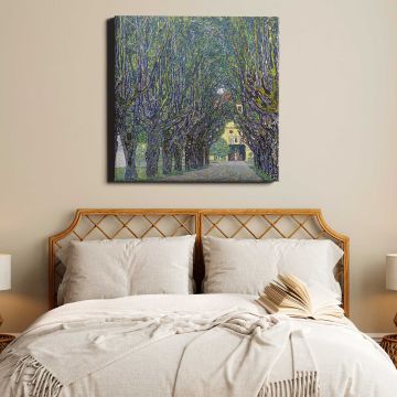 Gustav Klimt Allee at Schloss Kammer (1910) — room mockup view 17