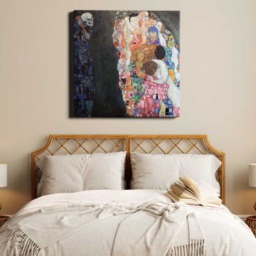 Gustav Klimt Death and Life (1910-1915) — room mockup view 17
