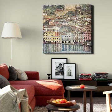 Gustav Klimt Malcesine am Gardasee (1913) — room mockup view 22