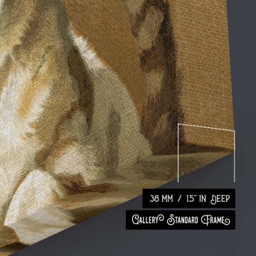 Joan of Arc (1882) by Dante Gabriel Rossetti — room mockup view 5