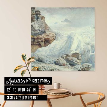 John Brett - Glacier of Rosenlaui, Tate Britain — room mockup view 6