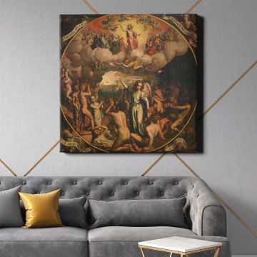 Last Judgment (1611) by Aert Pietersz — room mockup view 21