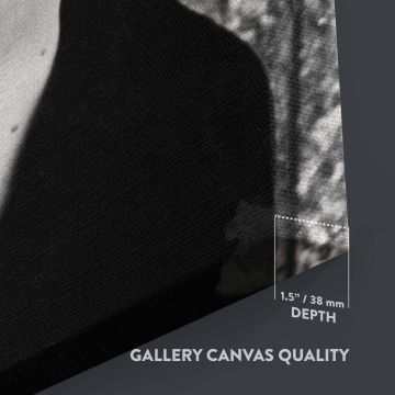 High-contrast black and white Marilyn Monroe photograph with soft expression and retro film star charm for wall display.