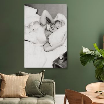 Marilyn Monroe — Bob Beerman Photoshoot (1953) canvas print, interior display view
