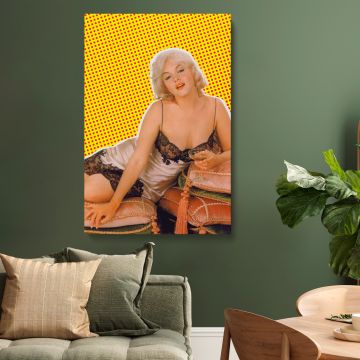 Marilyn Monroe — Eve Arnold Photoshoot (1960) canvas print, interior display view