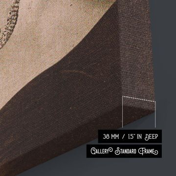 Sophisticated Marilyn Monroe photo in sepia transformed into canvas wall art featuring her confident gaze and refined look suitable for those seeking vintage wall art or elegant woman decor rooted in cinematic legacy.