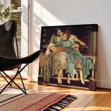 Mother and Child by Frederic Leighton — room mockup view 2