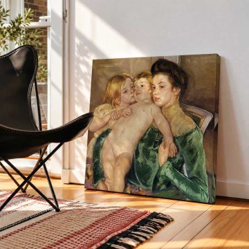Mother and Child by Mary Cassatt — room mockup view 2