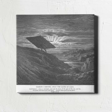 OT-064 Samson Carries away the Gates of Gaza — room mockup view 5