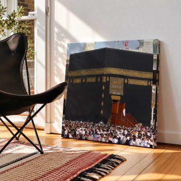 Pilgrims at the Kaaba — room mockup view 2