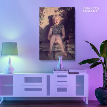 Marilyn Monroe Canvas Photoshoot Sexy Model Singer Nude Photo Poster Print Wall Artwork