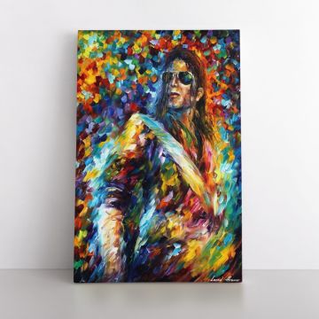 Michael Jackson Palette Knife Art Oil Painting by Leonid Afremov Canvas Wall Art