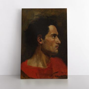 Henryk Hector Siemiradzki: A Art Painting of a Men Photo Print on Canvas