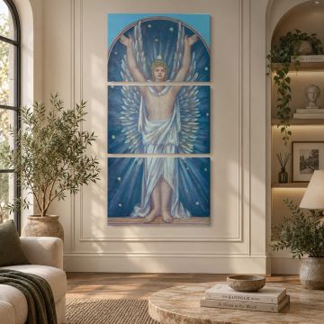 Study for a Figure by Francis Augustus Lathrop canvas print, interior display view