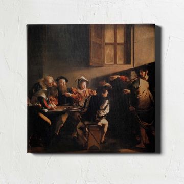 The Calling of Saint Matthew by Caravaggio — room mockup view 5