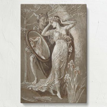 The Mirror of Venus - Classical Allegory of Art and Life (1890) By Walter Crane  