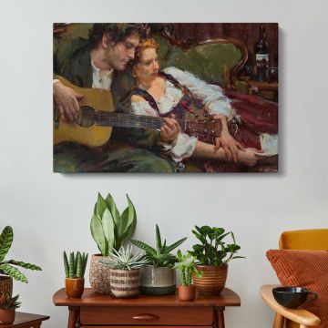 Theballad-large by Daniel Gerhartz - canvas rear frame and hanging hardware