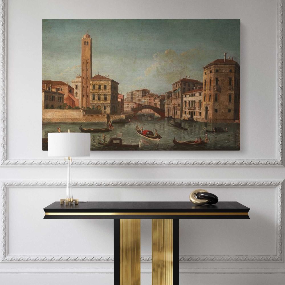Scene on the Grand Canal Venice Smithsonian American Art Museum Bequest of Mabel Johnson Langhorne canvas wall art