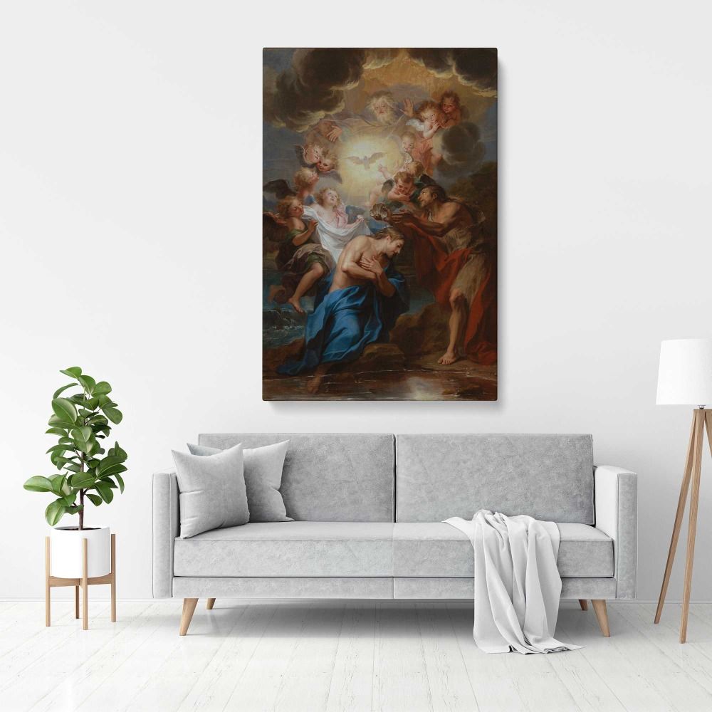 The Baptism of Christ by Antoine Coypel canvas wall art