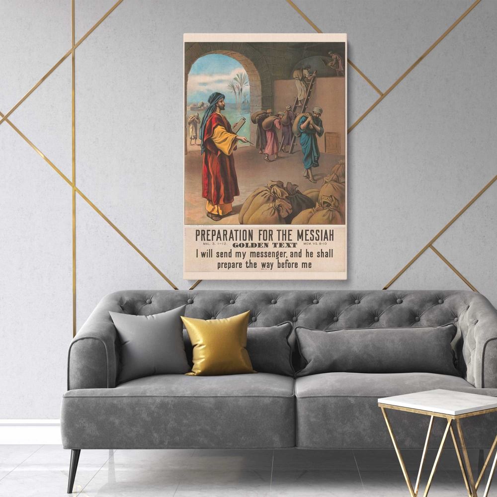 Preparation for the messiah canvas wall art - Image 2