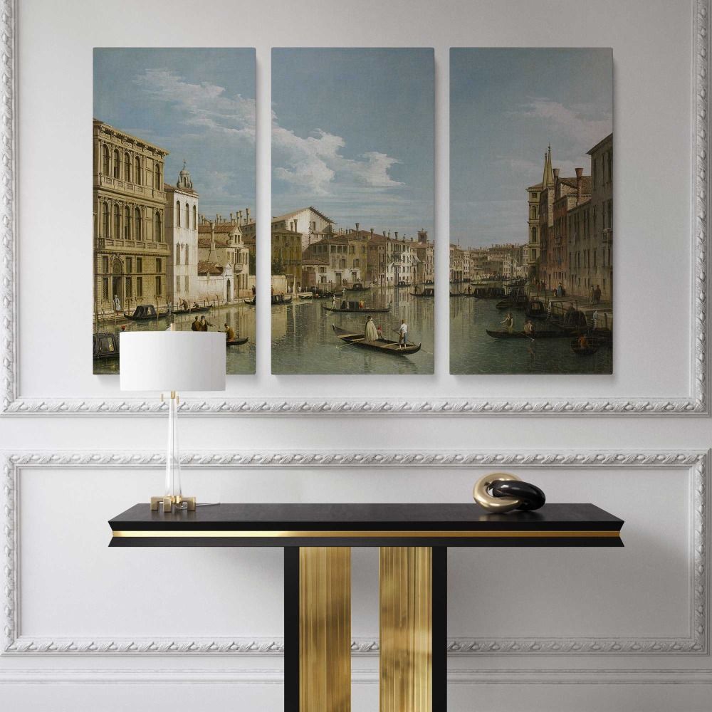 The Grand Canal in Venice from Palazzo Flangini to Campo San Marcuola canvas wall art - Image 3